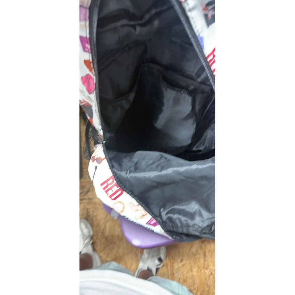 Taylor Swift Eras Tour All Over Print Backpack White Music Fan Merch Bag